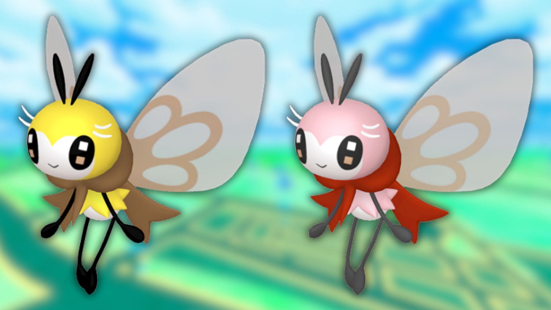 Shiny variant will not be encountered from Ribombee raids in Pokemon GO (Image via The Pokemon Company)